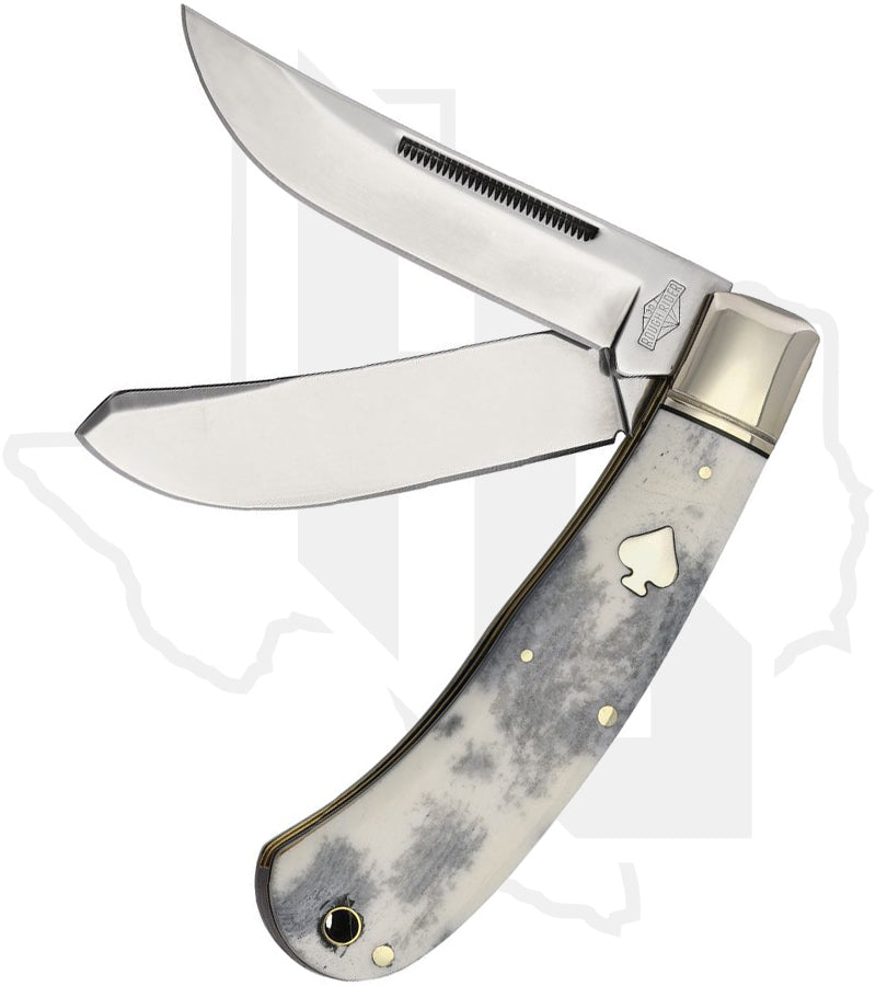 Rough Rider Black Apaloosa Upswept Bullet RR2483 - White/Gray Bone
