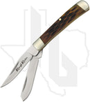 Rough Rider RR807 Tiny Trapper - Amber Bone, Jigged