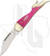 Rough Rider Small Leg Knife RR837 - Pink Lemonade