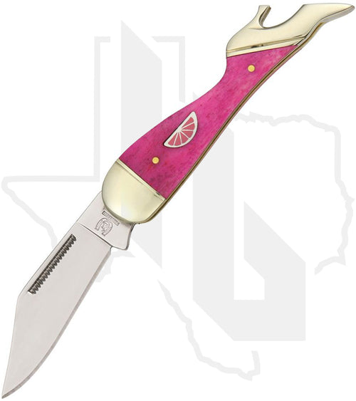 Rough Rider Small Leg Knife RR837 - Pink Lemonade