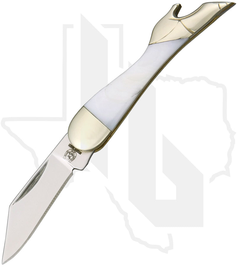 Rough Rider Mini Leg Knife RR937 - White Pearl