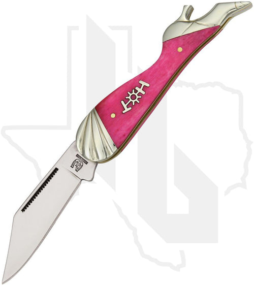 Rough Rider Small Leg Knife RR971 - Hot Pink