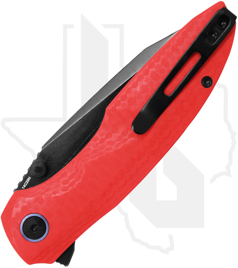 Remette RT-Cool Whale RTCL-GN4 - Red G-10, Black Stonewashed