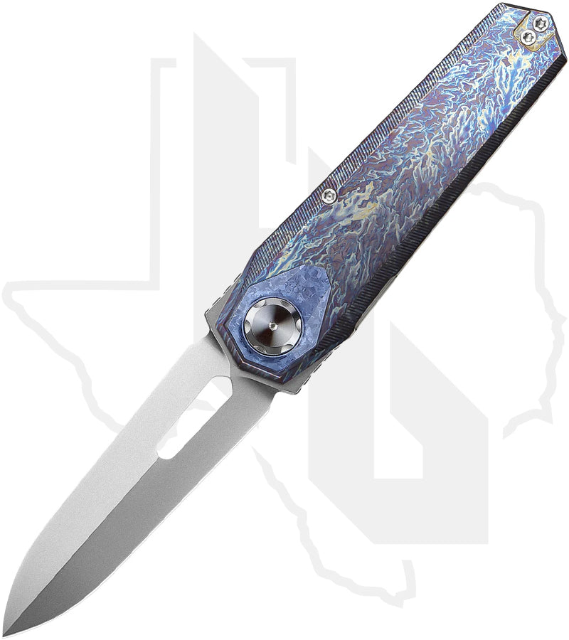 Remette RT-Infinite Power RTIP-M - Lightning Pattern Titanium, Bead-Blasted