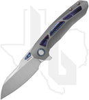 Remette RT-Kestrel RTPO-D - Ceramic Sandblasted Titanium, Timascus Inlays, Satin