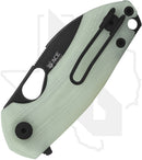 GiantMouse ACE Riv LL RIV-LL-JADE-G10 - Stonewashed Black PVD, Jade G-10