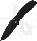 Pro-Tech Spartan Blades Pallas Auto SB1103 - Black Aluminum, DLC