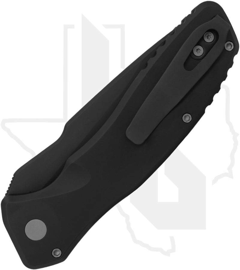 Pro-Tech Spartan Blades Pallas Auto SB1103 - Black Aluminum, DLC
