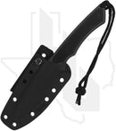 Spartan Blades Elite Grade Phrike SB17BKBKKYBK - Tungsten DLC, Black G-10, Black Kydex Sheath