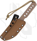 Spartan Blades Elite Grade Formido SB39DEKYTN - Flat Dark Earth ZrN, Coyote Kydex Sheath