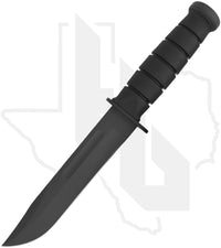 Spartan Blades Elite Grade Spartan-KA-BAR SB54BKBKKYTN - Flat Black DLC, Coyote Kydex Sheath
