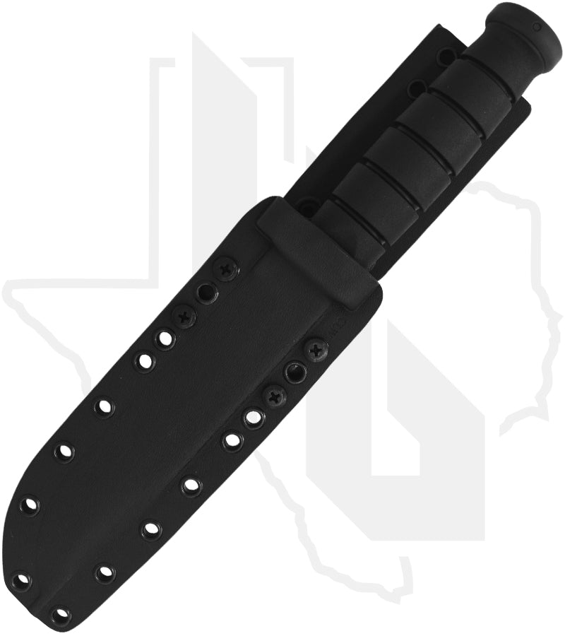 Spartan Blades Elite Grade Spartan-KA-BAR SB54DEBKKYBK - Flat Dark Earth ZrN, Black Kydex Sheath