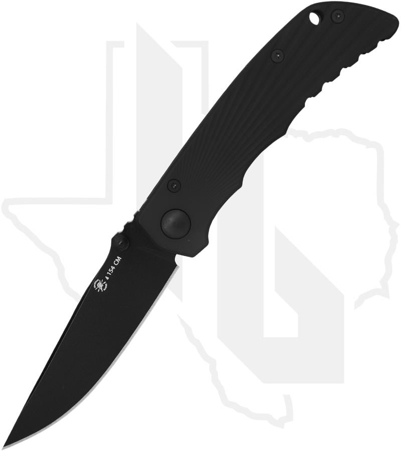 Spartan Blades Field Grade Talos II SFBL13BKBK - Starburst Milled Black Cerakote Aluminum, Black Ti Nitride