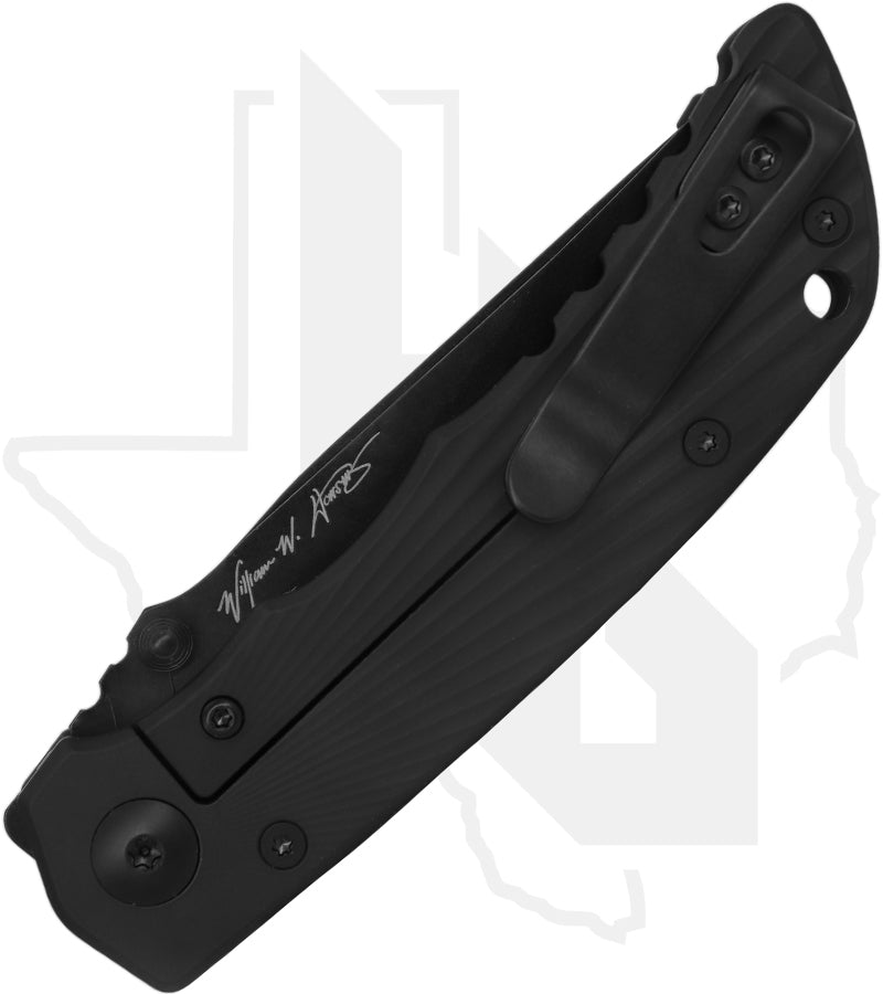 Spartan Blades Field Grade Talos II SFBL13BKBK - Starburst Milled Black Cerakote Aluminum, Black Ti Nitride