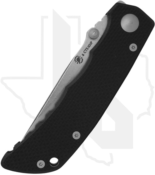 Spartan Blades Field Grade Talos SFBL7BK - Black G-10, Tumbled