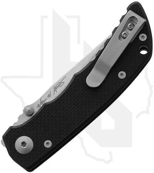 Spartan Blades Field Grade Talos SFBL7BK - Black G-10, Tumbled