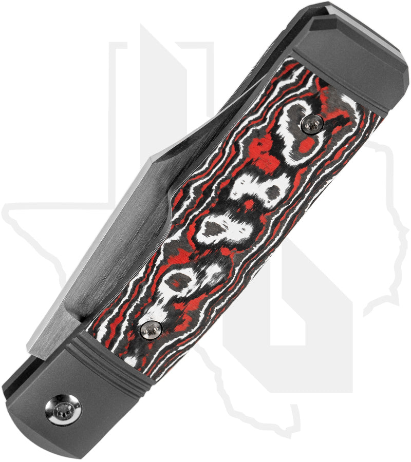 Jack Wolf Knives Sharpshooter Jack SHARP-02-FC-SNOW - Snowfire Fat Carbon