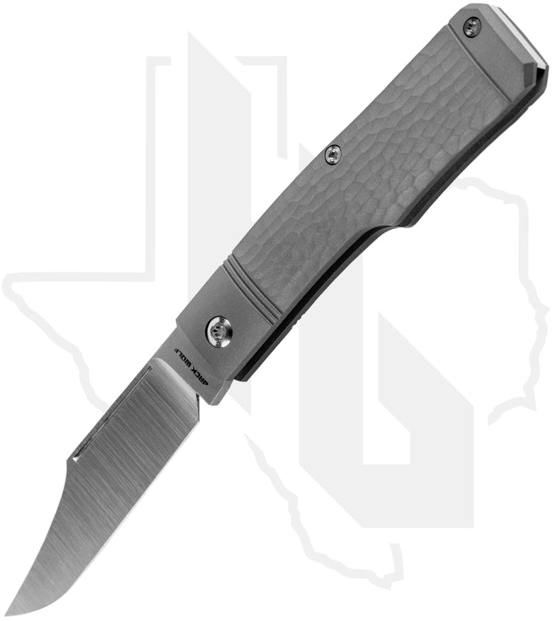 Jack Wolf Knives Sharpshooter Jack SHARP-02-TI-JIGGED - Jigged Titanium