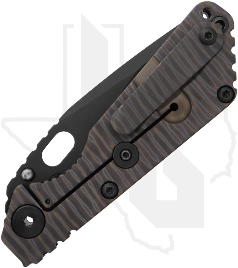 Strider Knives SnG Lego - Black G-10, Tiger Stripe Flamed Ti (Pre-Owned)