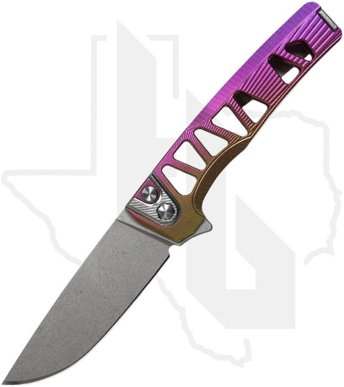 MachineWise Sonora SONORA-1990 - Lightwashed, Sunray-Skeleton Milling, Vertical Sunset Fade Titanium