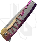 MachineWise Sonora SONORA-1990 - Lightwashed, Sunray-Skeleton Milling, Vertical Sunset Fade Titanium