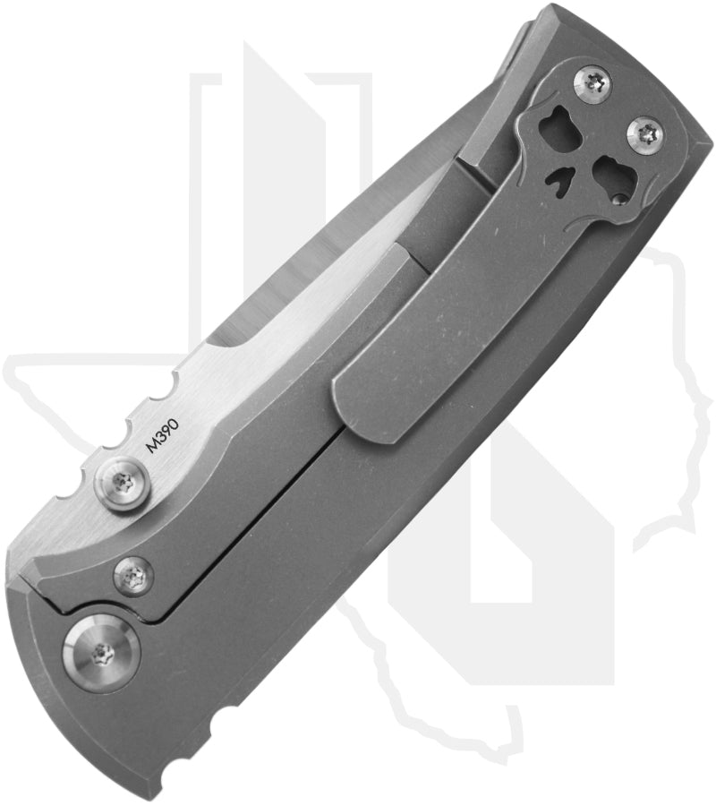 Chaves Knives Redencion Street ST-RDP-SWT-BF - Drop Point, Titanium
