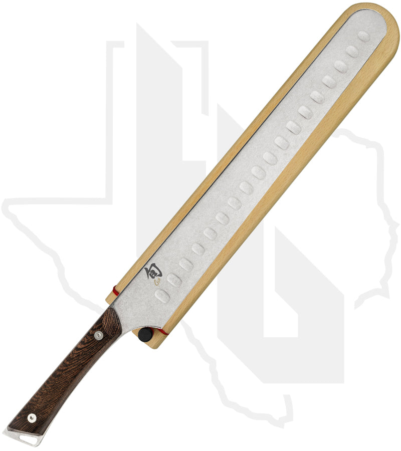 Shun Kanso Hollow Ground Brisket Knife 12 in. w/ Saya SWT0778