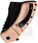 Kansept XL Korvid T1030A2 - Brown Micarta, Black TiCN Coated