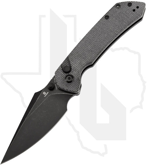 Tenable Fenrir T1034F6 - Black Micarta, Blackwashed