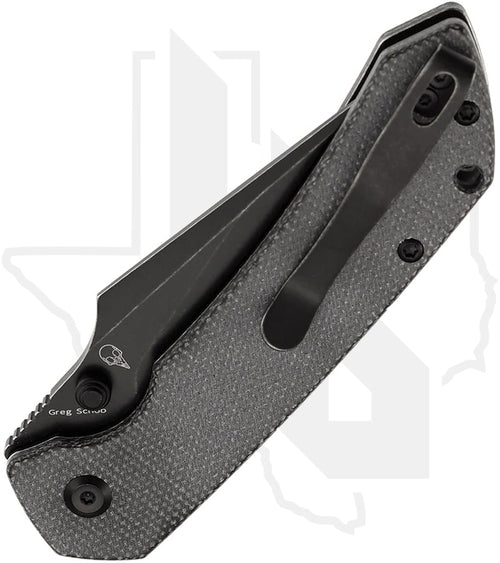 Tenable Fenrir T1034F6 - Black Micarta, Blackwashed