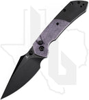 Tenable Fenrir T1034S5 - Purple Micarta, Blackwashed Aluminum, Blackwashed