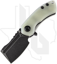 Kansept Mini Korvid T3030A4 - Jade G-10, Black TiCN Stonewashed