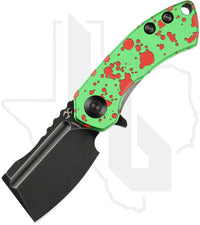 Kansept Mini Korvid T3030P1 - Zombie Green Aluminum, Black Stonewashed