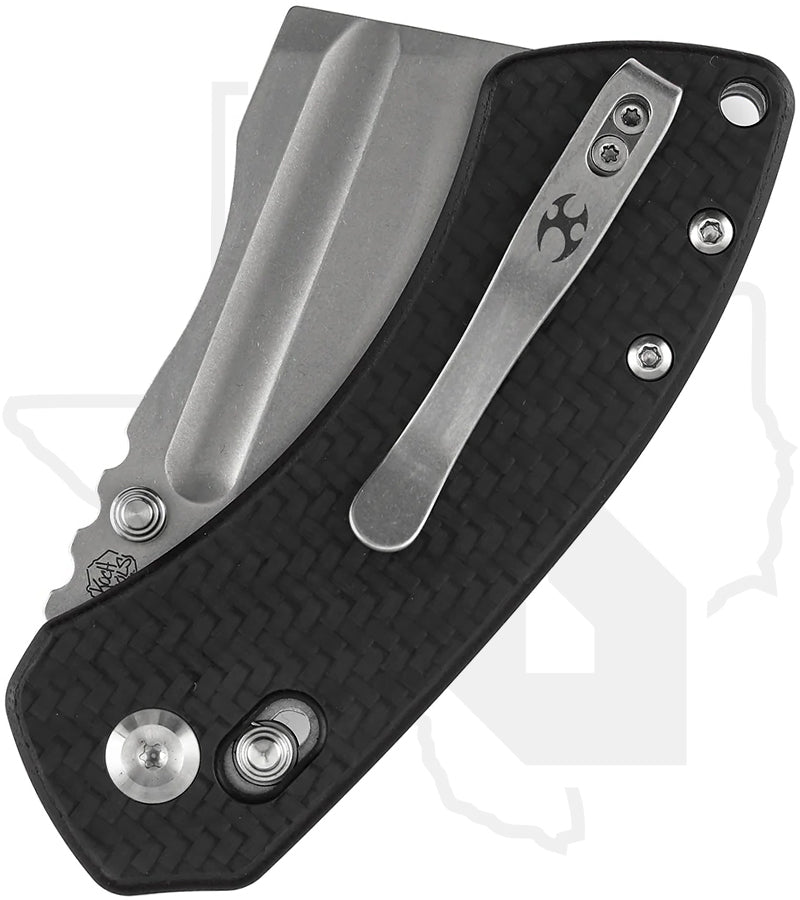 Kansept Korvid V TE2030V7 - Twill Carbon Fiber, G-10, Stonewashed