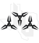Cold Steel 3 Pc Throwing Stars TH-15STR3PK - Black Oxide