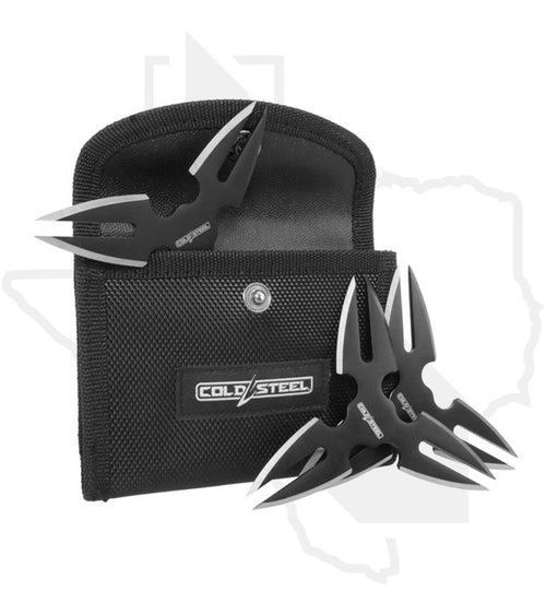 Cold Steel 3 Pc Throwing Stars TH-15STR3PK - Black Oxide