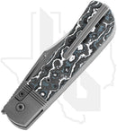 Jack Wolf Knives The Benny THEBE-01-FC-WHITE - White Storm Fat Carbon, Titanium