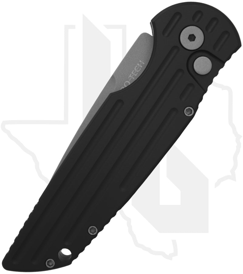 Pro-Tech TR-3 - Black Groove Textured Aluminum, Bead-Blasted