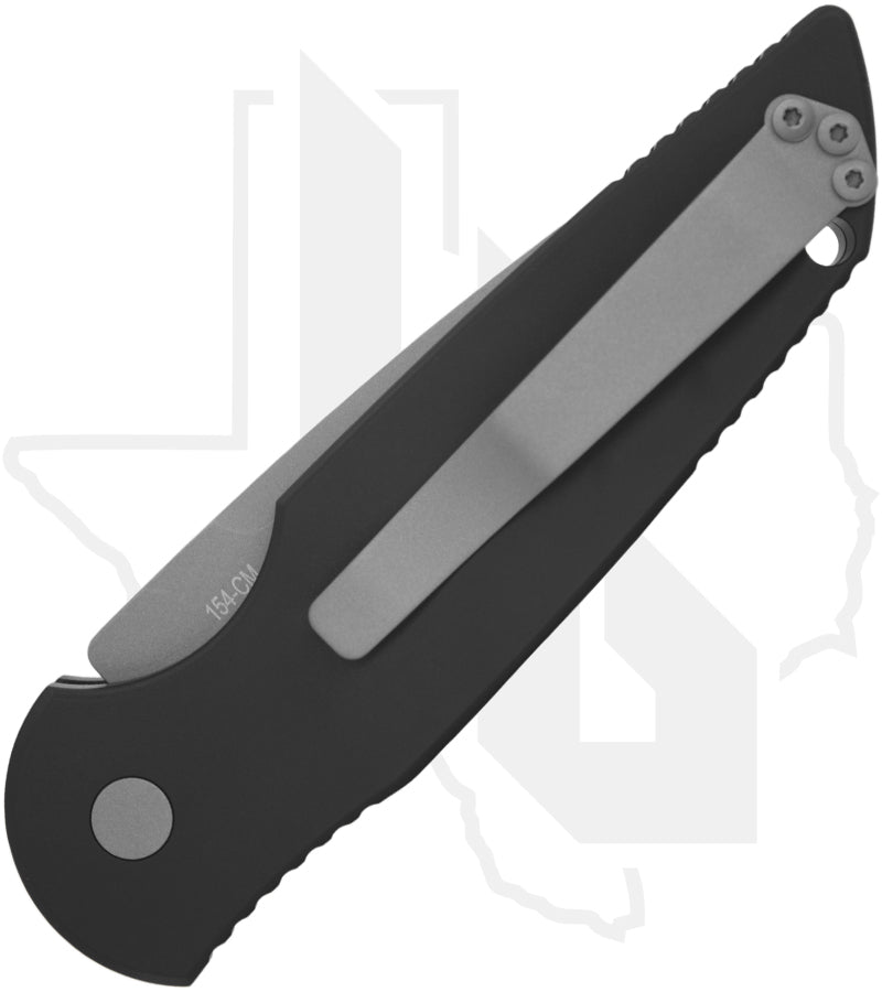 Pro-Tech TR-3 - Black Groove Textured Aluminum, Bead-Blasted