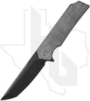 EIKONIC Tsuru TS8BB - Grey Black Micarta, Black PVD