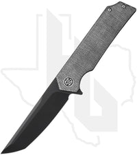 EIKONIC Tsuru TS8BB - Grey Black Micarta, Black PVD