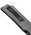 EIKONIC Tsuru TS8BB - Grey Black Micarta, Black PVD
