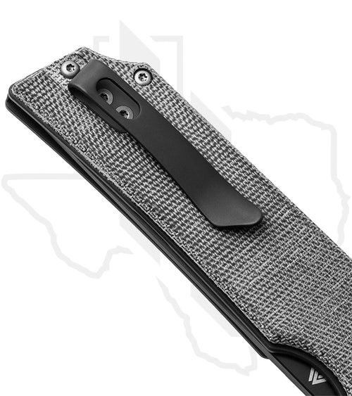 EIKONIC Tsuru TS8BB - Grey Black Micarta, Black PVD
