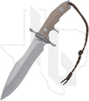 United Cutlery Rambo Last Blood Heartstopper UC3461 - Tan Linen Micarta
