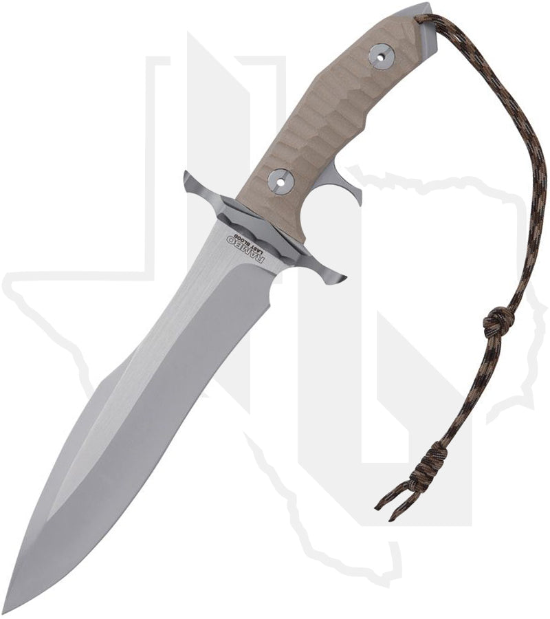United Cutlery Rambo Last Blood Heartstopper UC3461 - Tan Linen Micarta