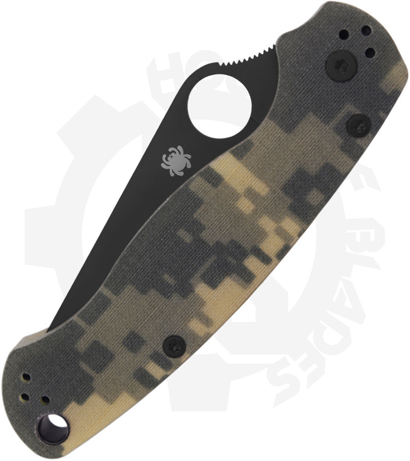 Spyderco Para Military 2 C81GPCMOBK2 - Black, Camo G-10