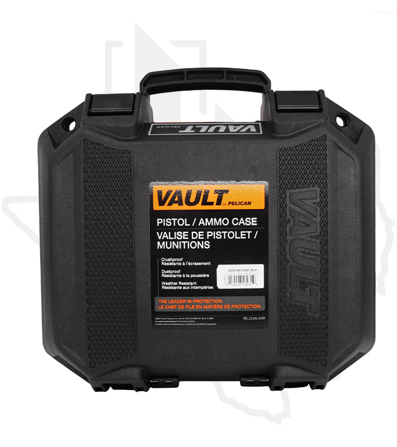 Nalpak Pelican Vault Case V100 V100-K-BLK-BLU - Black w/ Blue Foam