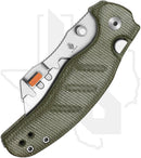 Kizer Sheepdog C01C Uti 2 V3488.29JNA1 - Green Micarta, Bead-Blasted