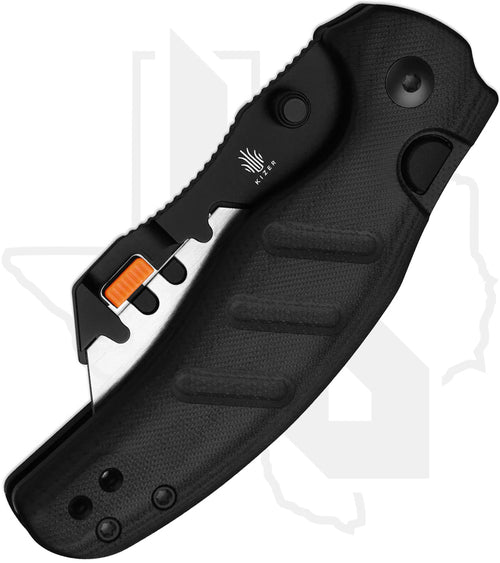 Kizer Sheepdog C01C Uti 2 V3488.29JNA3 - Black G-10, Black PVD