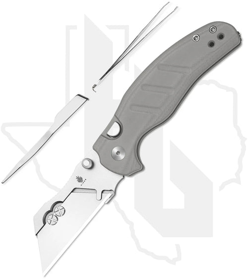 Kizer Sheepdog C01C Uti 1 V3488.29JSA1 - Gray G-10, Bead-Blasted